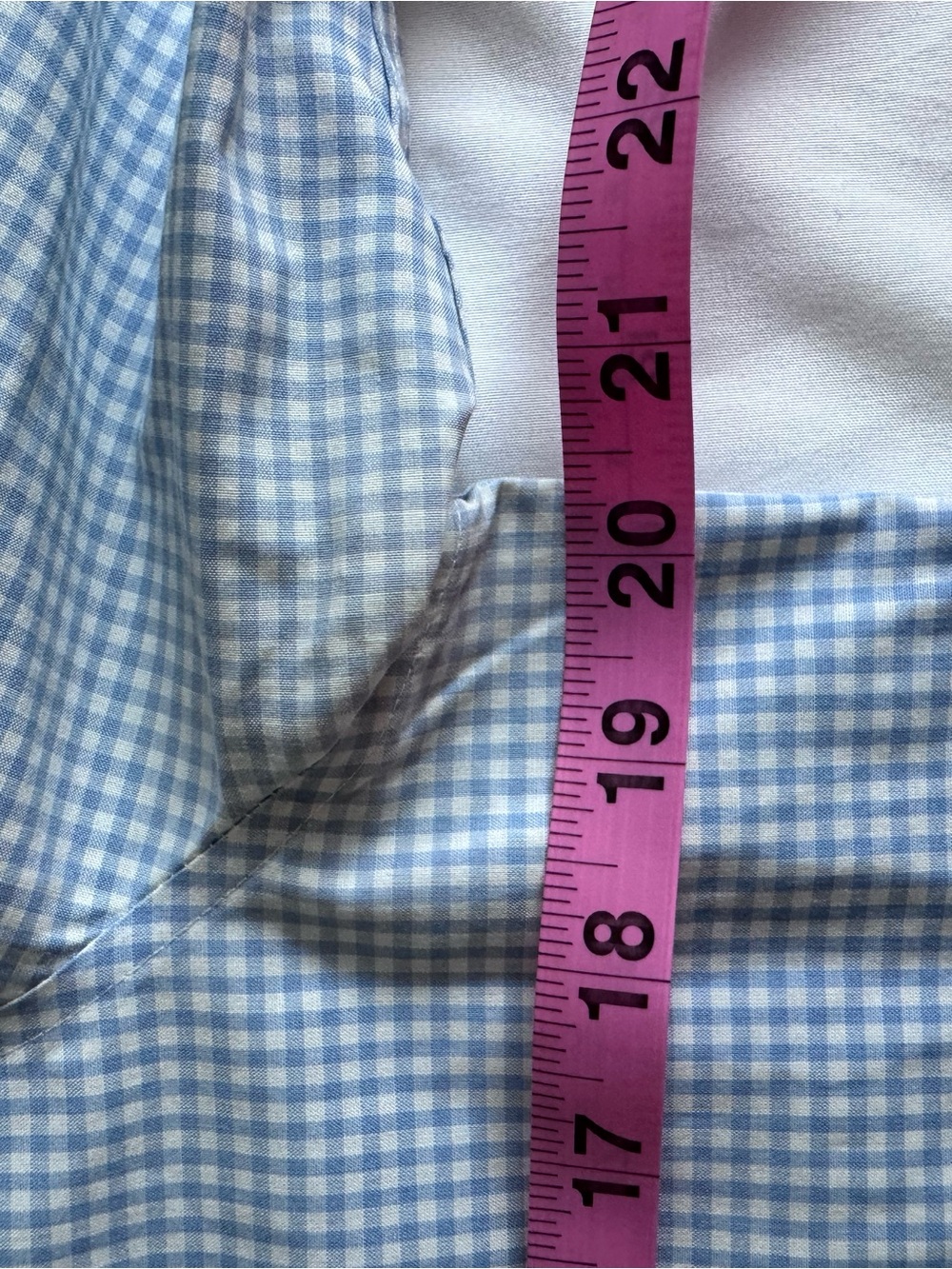 Ralph Lauren Light Blue White Gingham Dress Shirt - Picture 6 of 7